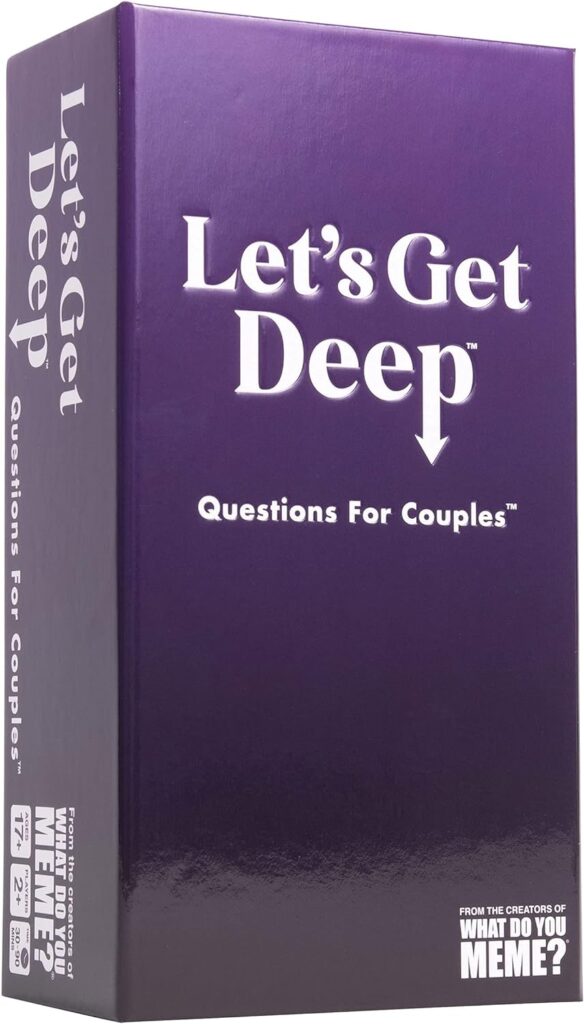 Let's Get Deep card game for couples